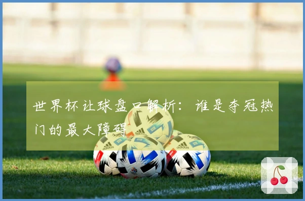 世界杯让球盘口解析：谁是夺冠热门的最大障碍